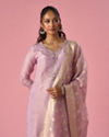 Mohey Women Pink Art Silk Anarkali Suit