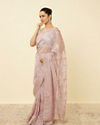 Mulberry Floral Patterned Saree image number 2