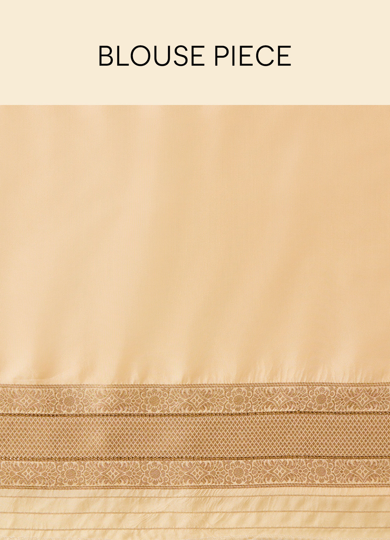 Mohey Women Antique White Saree with Floral Patterns