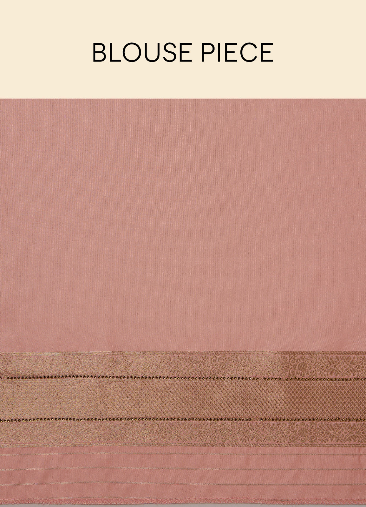 Mohey Women Coral Pink Buta Motif Saree