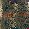Teal Blue Buta Patterned Saree with Bel Buti Borders And Paisley Motifs