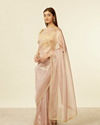 Mohey Women Purple Cutdana Work Saree