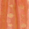 Shell Pink Chanderi Saree with Botanical Prints