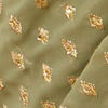 Pistachio Green Diamond Patterned Saree