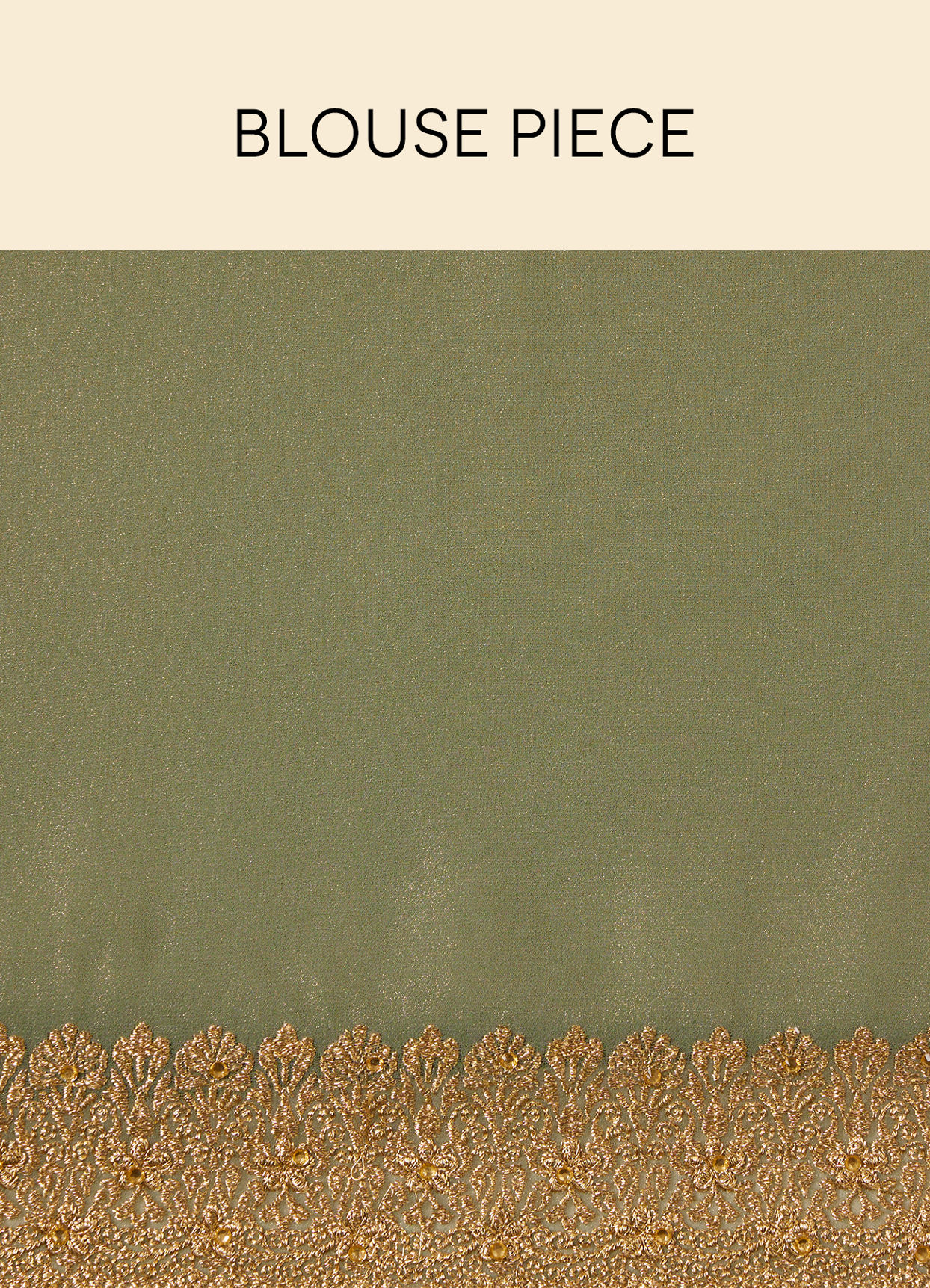 Mohey Women Pistachio Green Diamond Patterned Saree