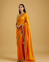 alt message - Mohey Women Mustard Yellow Splendour Saree image number 2