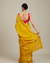 Mohey Women Mustard Yellow Elegance Saree image number 4