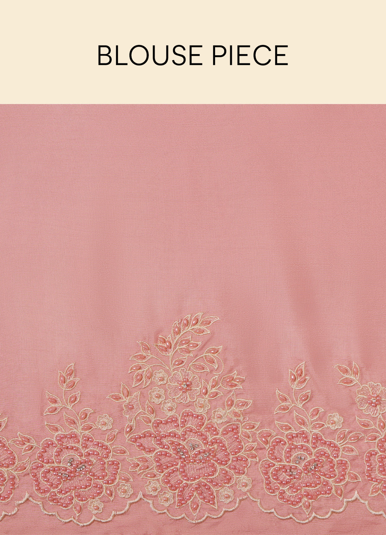 Mohey Women Veiled Rose Pink Saree with Floral Patterns