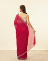 alt message - Mohey Women Berry Red Stone Work Saree image number 2