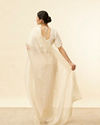 Mohey Women Sandstone Beige Rhinestone Work Saree