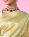 Mohey Women Pista Green Euphoria Saree