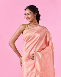 Mohey Women Dainty Pink Delight Saree
