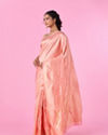 Mohey Women Dainty Pink Delight Saree