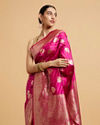 alt message - Mohey Women Radiant Rani Saree image number 1