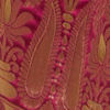 Mauve Wine Paisley Patterned Saree