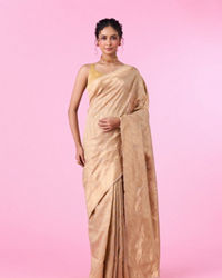 Mohey Women Elegant Beige Gifting Saree