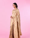 Mohey Women Elegant Beige Gifting Saree