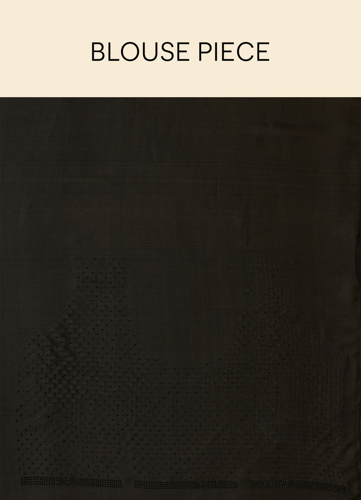 Mohey Women Onyx Black Stone Work Saree