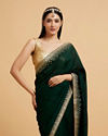 alt message - Mohey Women Sublime Green Elegance Saree image number 1