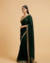 Mohey Women Sublime Green Elegance Saree