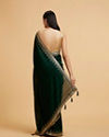 alt message - Mohey Women Sublime Green Elegance Saree image number 4