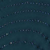 Dark Sapphire Bead Embroidered Saree