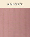 Mohey Women Rose Shadow Pink Saree with Floral Patterned Borders
