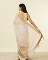 alt message - Mohey Women Rose Pink Fawn Sequinned Saree image number 2