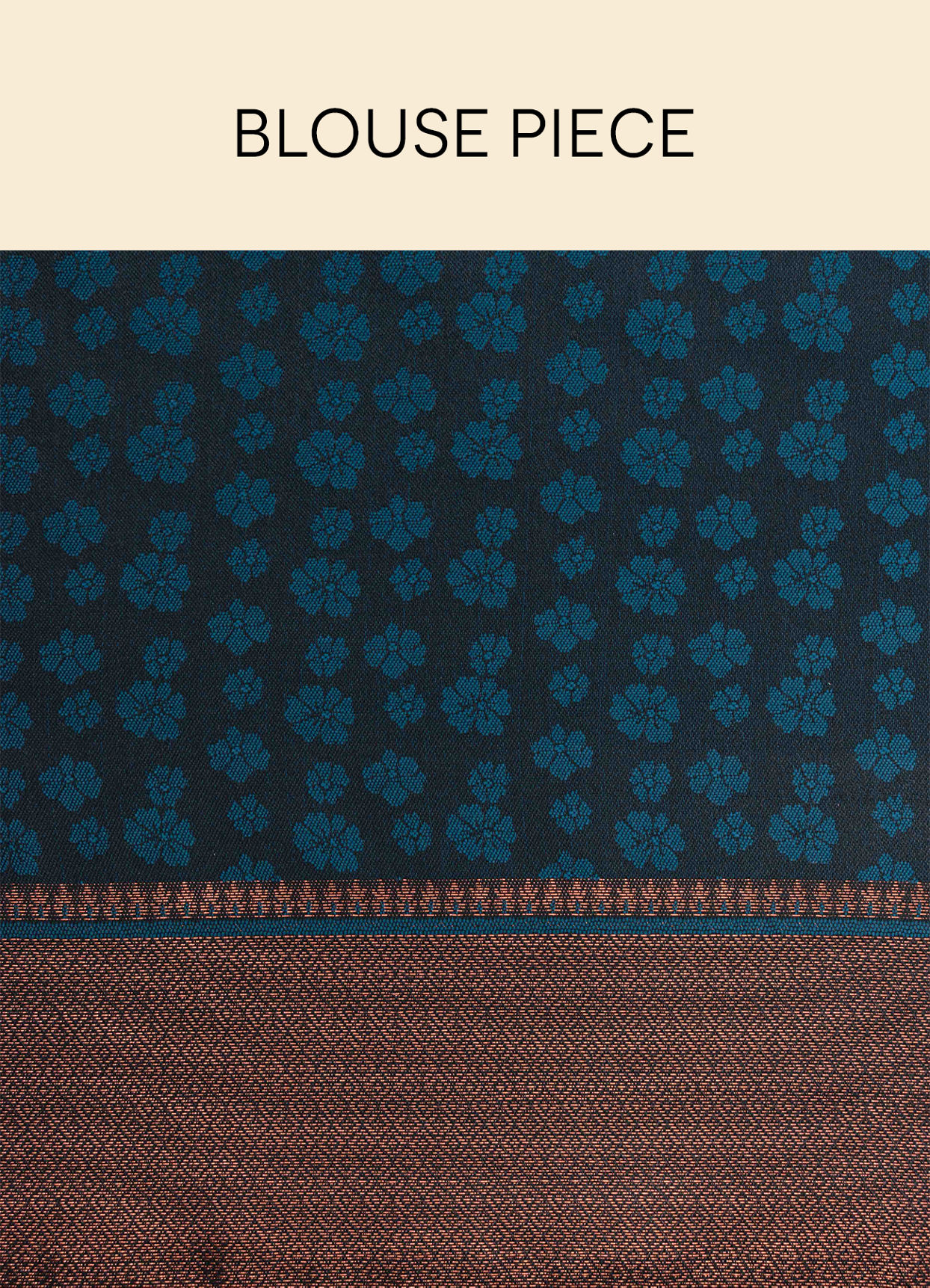 Mohey Women Royal Blue Bel Buti Patterned Saree