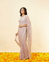 Mohey Women Lilac Purple Sitara Work Saree image number 3