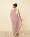 Mohey Women Lilac Sequined Saree