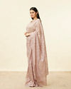 Mohey Women Pastel Purple Stone Work Saree