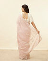 Mohey Women Baby Pink Stone Work Saree