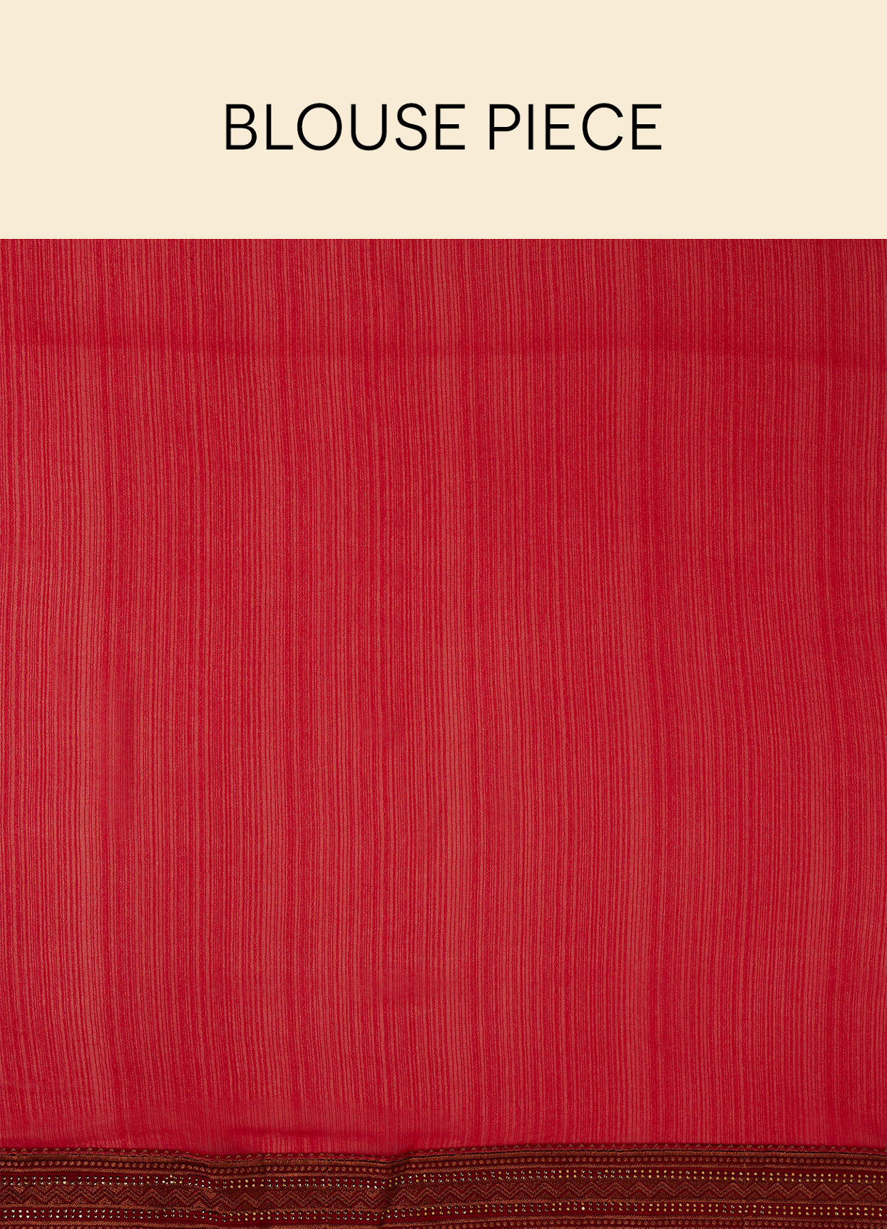 Mohey Women Classic Red and Copper Stone Work Saree