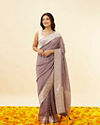 Royal Purple Buta Motif Saree