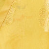 Sunlit Yellow Fern and Paisley Motif Saree