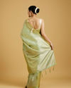 Mohey Women Pista Green Elegance Saree