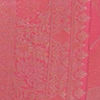 Bubblegum Pink Leaf Patterned Saree