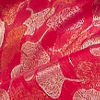 Rani Pink Lotus Leaf Patterned Saree