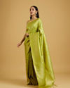 alt message - Mohey Women Emerald Green Festive Saree image number 2