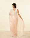 Blush Pink Stone Embellished Saree image number 2