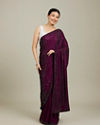 Windsor Wine Stone Embellished Saree