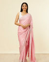 alt message - Mohey Women Pink Stone Embellished Saree image number 0