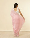 alt message - Mohey Women Pink Stone Embellished Saree image number 2