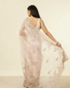 alt message - Mohey Women Ravishing Fawn Organza Saree image number 2