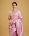 Mohey Women Lavish Purple Extravaganza Saree