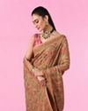 Mohey Women Breezy Beige Elegance Saree