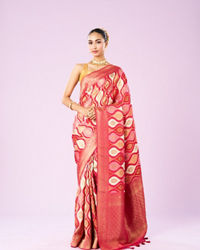 Mohey Women Royalty in Pink Saree