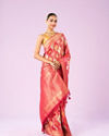 Mohey Women Royalty in Pink Saree