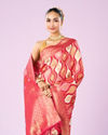 Mohey Women Royalty in Pink Saree
